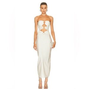 Shani Shemer Lily Maxi Dress in Cream